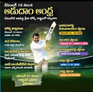 Adudam Andhra Tournament Guidlines