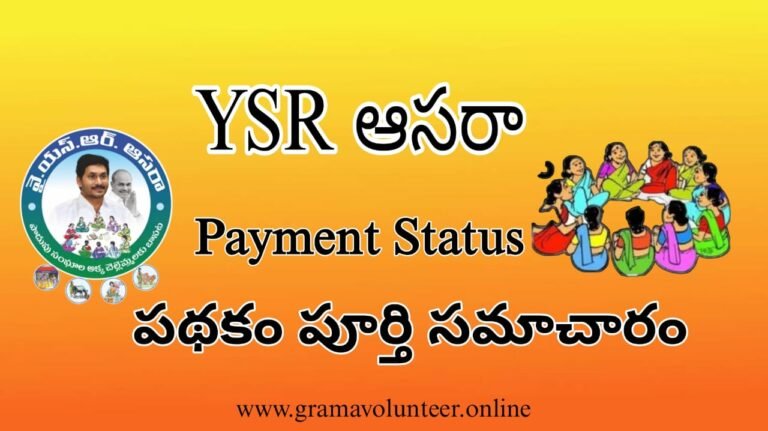 YSR Aasara Payment Status Check Process