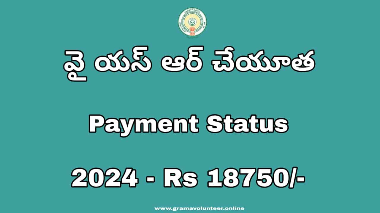 YSR Cheyutha Payment Status 2024