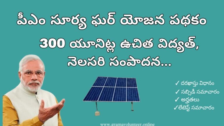 PM Surya Ghar Muft Bijli Yojana SchemeTelugu