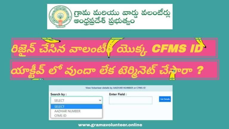 AP GSWS Volunteer CFMS ID Status