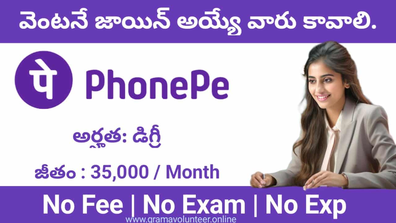 PhonePe Recruitment 2024 Telugu