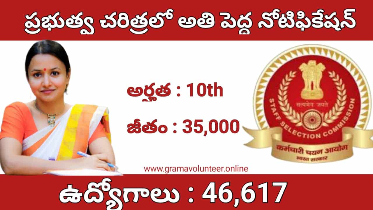 SSC Recruitment 2024 Telugu