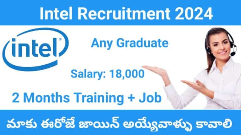 Intel Recruitment 2024 Telugu