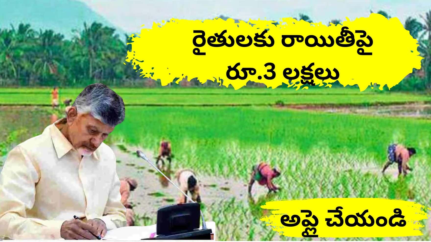 Ap Govt Announce Subsidy Loans in Formers