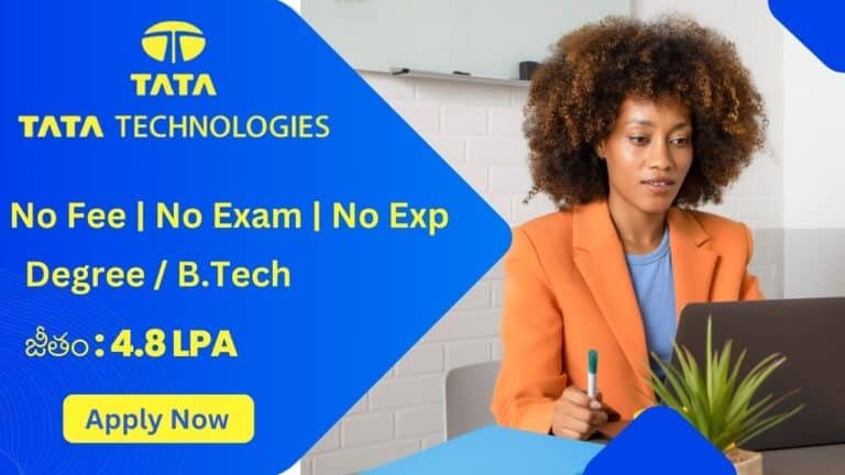 TATA Technologies Recruitment 2024