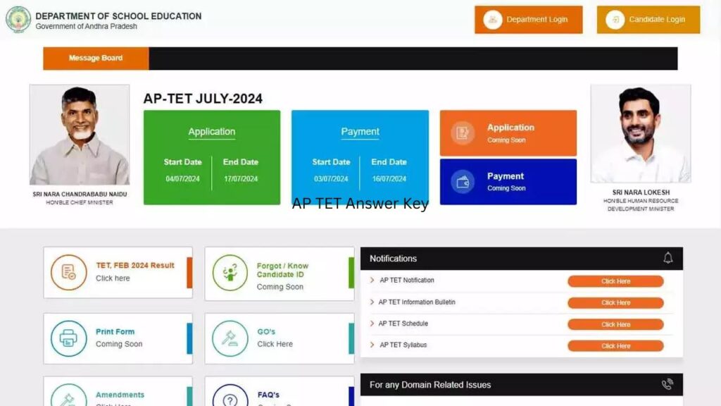 AP TET Answer Key