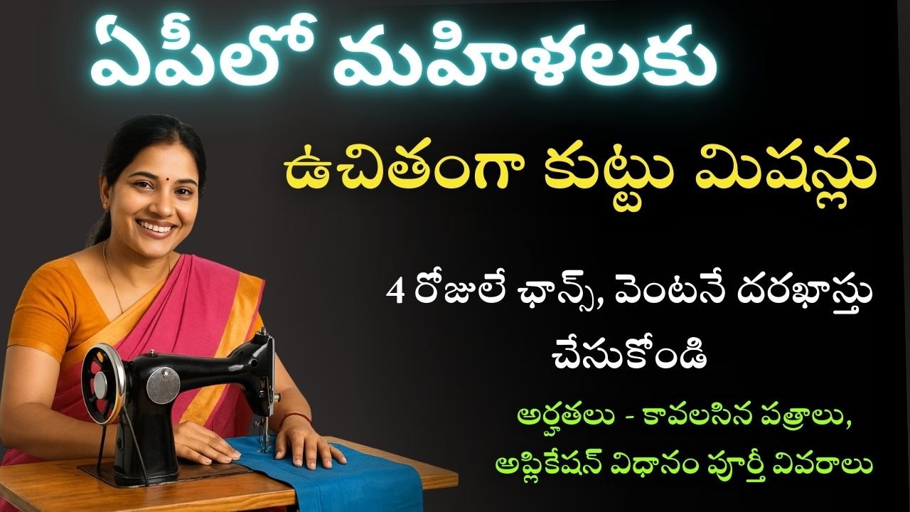 Free Sewing Machine Scheme for Women